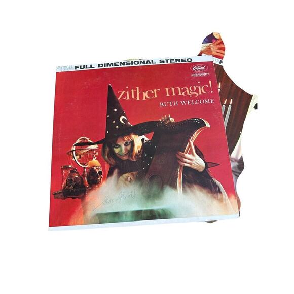 5 RUTH WELCOME Zither Records CAPITOL 12" LP 33 RPM Vintage Romantic 3/4 Time - Picture 3 of 11